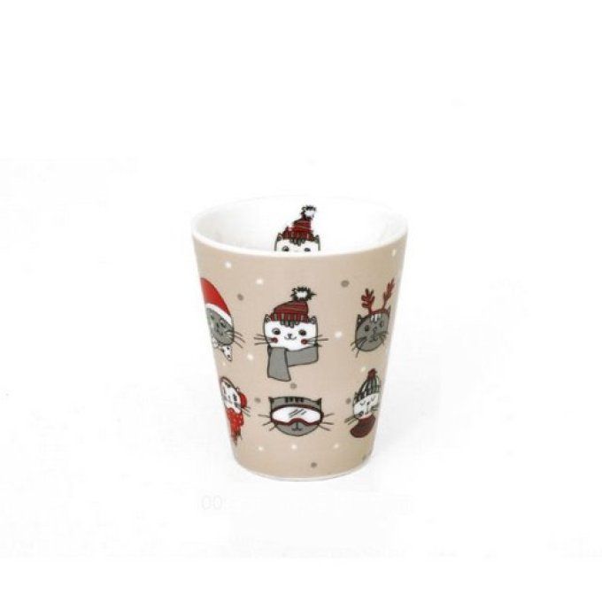 Tasse gobelet les chats d'hiver