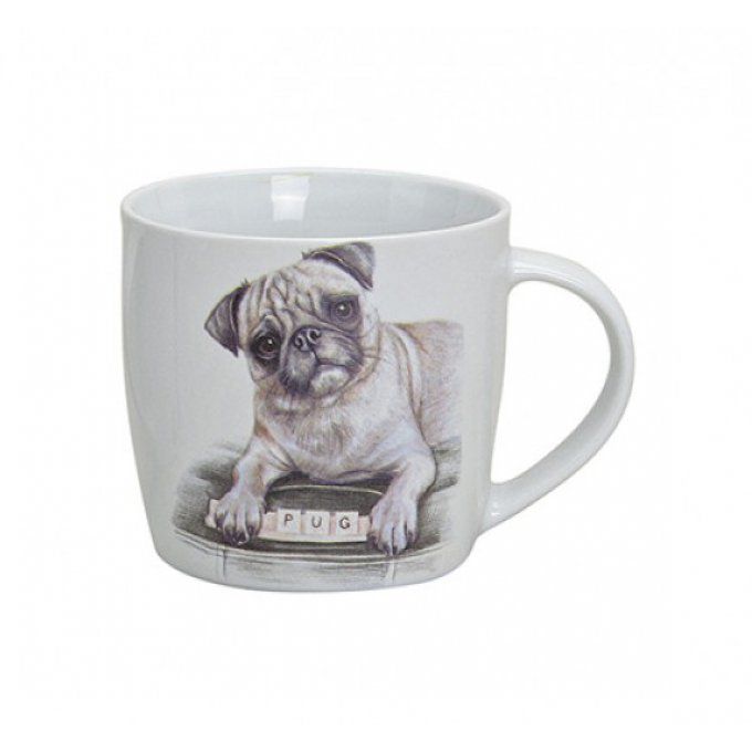 tasse chiot en porcelaine 