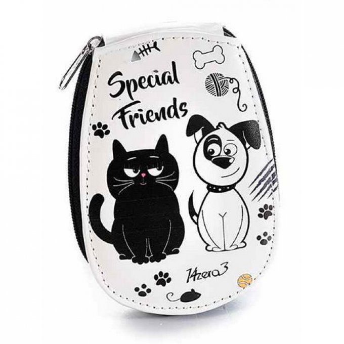 Set manucure chien et chat best friends.