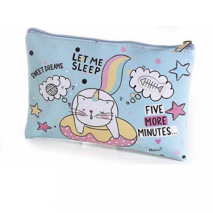 Pochette chat fun message  1 à 4