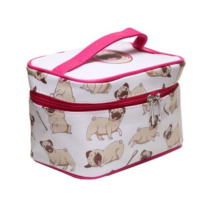 Sac Vanity Trousse de Toilette Mopps - Chien Carlin