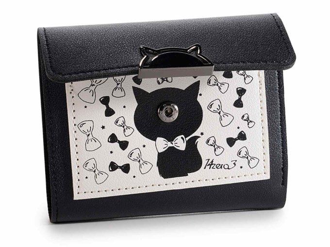 Portefeuille chat "Pretty Cat" en simili-cuir