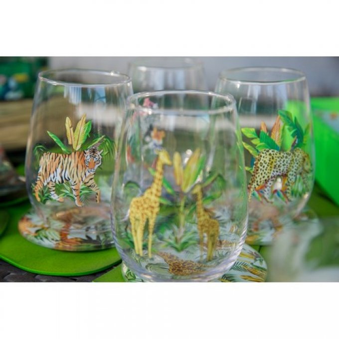 ensemble de 4 verres savane aulica